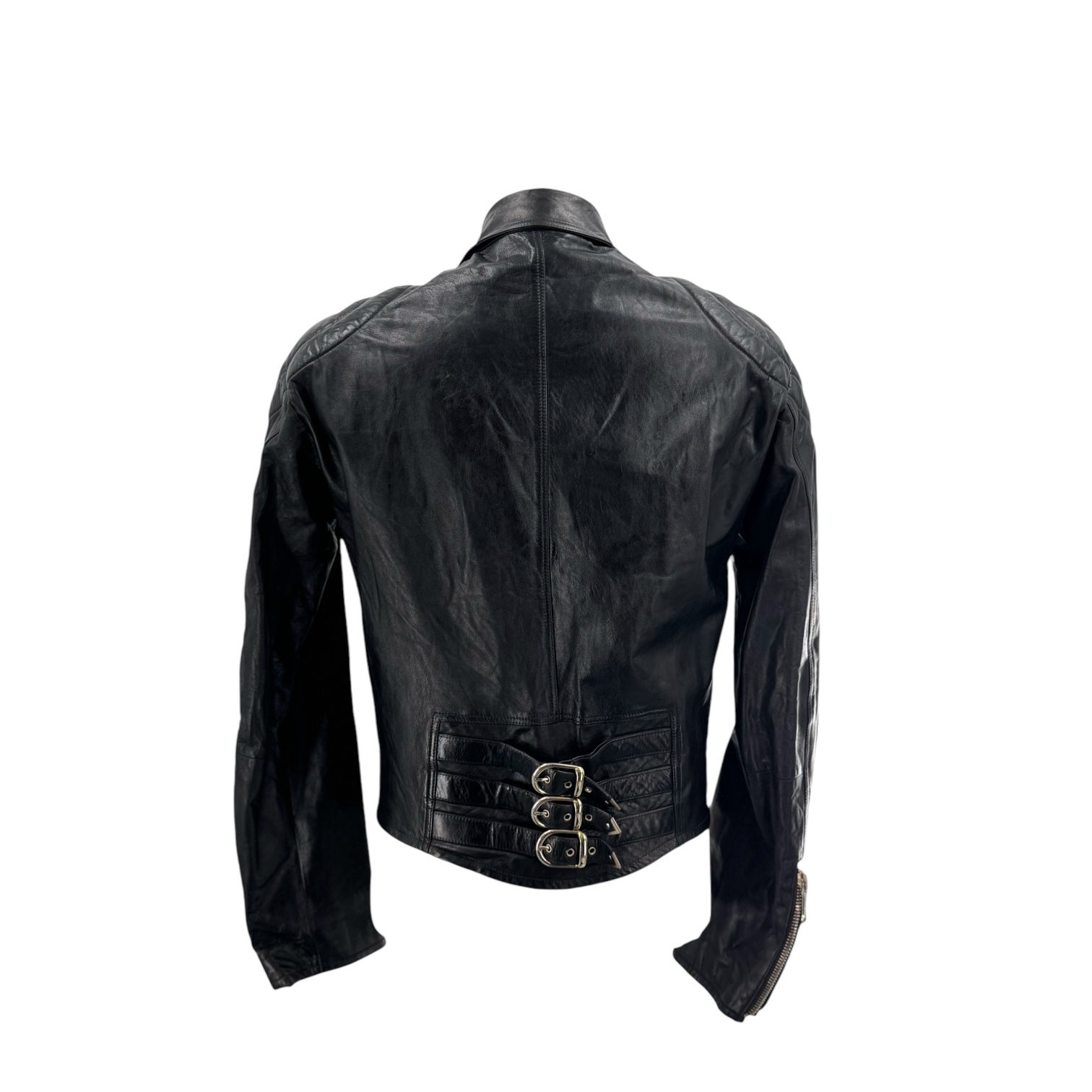 Versace Mainline: Quilted Biker Leather Jacket