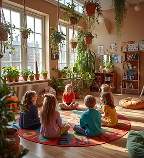 A tidy desk with a planner labeled “Grade 8 Prep,” colorful sticky notes, a laptop showing