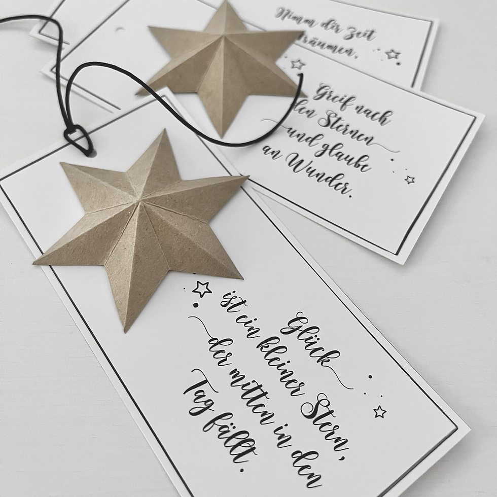 Miniaturbild: Druckvorlage "Geschenkanhänger Sterne"