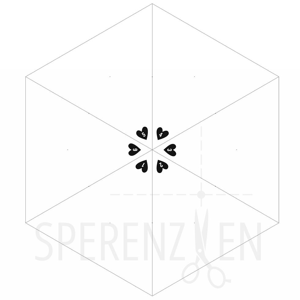 Miniaturbild: Druckvorlage "Adventskalender Sterne"
