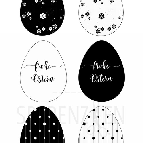 Druckvorlage "Ostereier" | Sperenzien