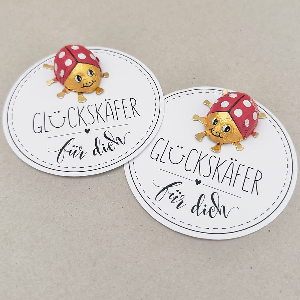Miniaturbild: Druckvorlage "Glückskäfer"