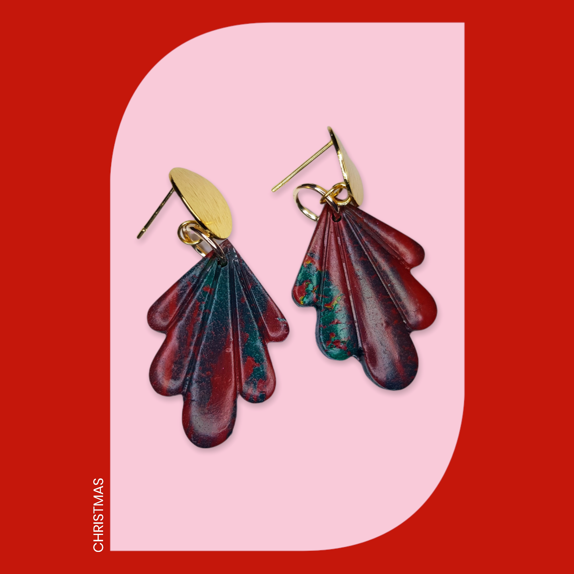 Scalloped Wings Round 2 Earrings