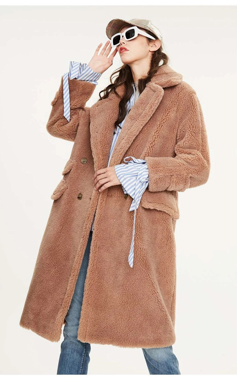 Teddy bear Long Warm Coat