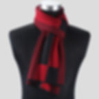 Knitted Plaid Men's Scarf