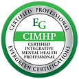 CIMHP badge indicating Certified Integrative Mental Health Professional.
