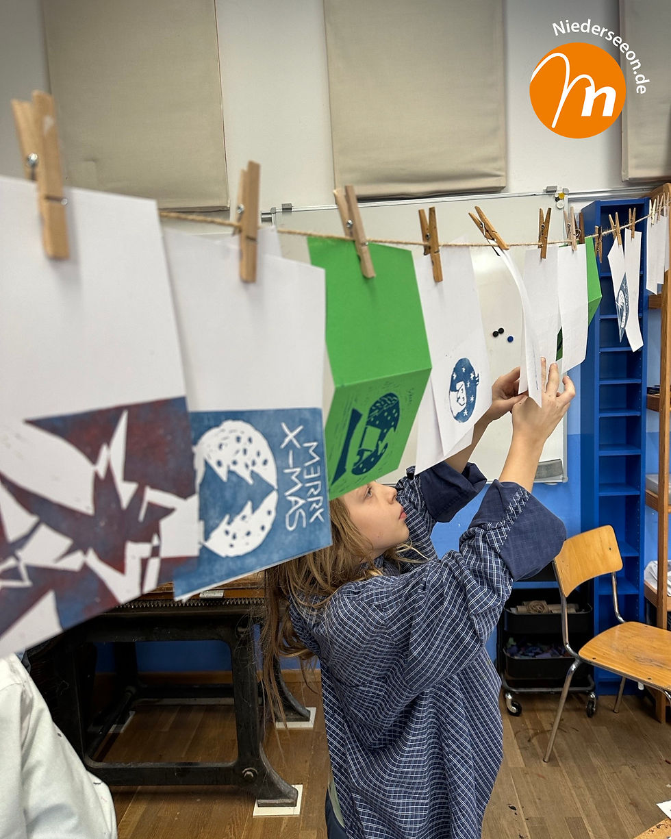 Weihnachtliche Druckwerkstatt