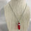 Thumbnail: Red Fluorite Crystal Necklace