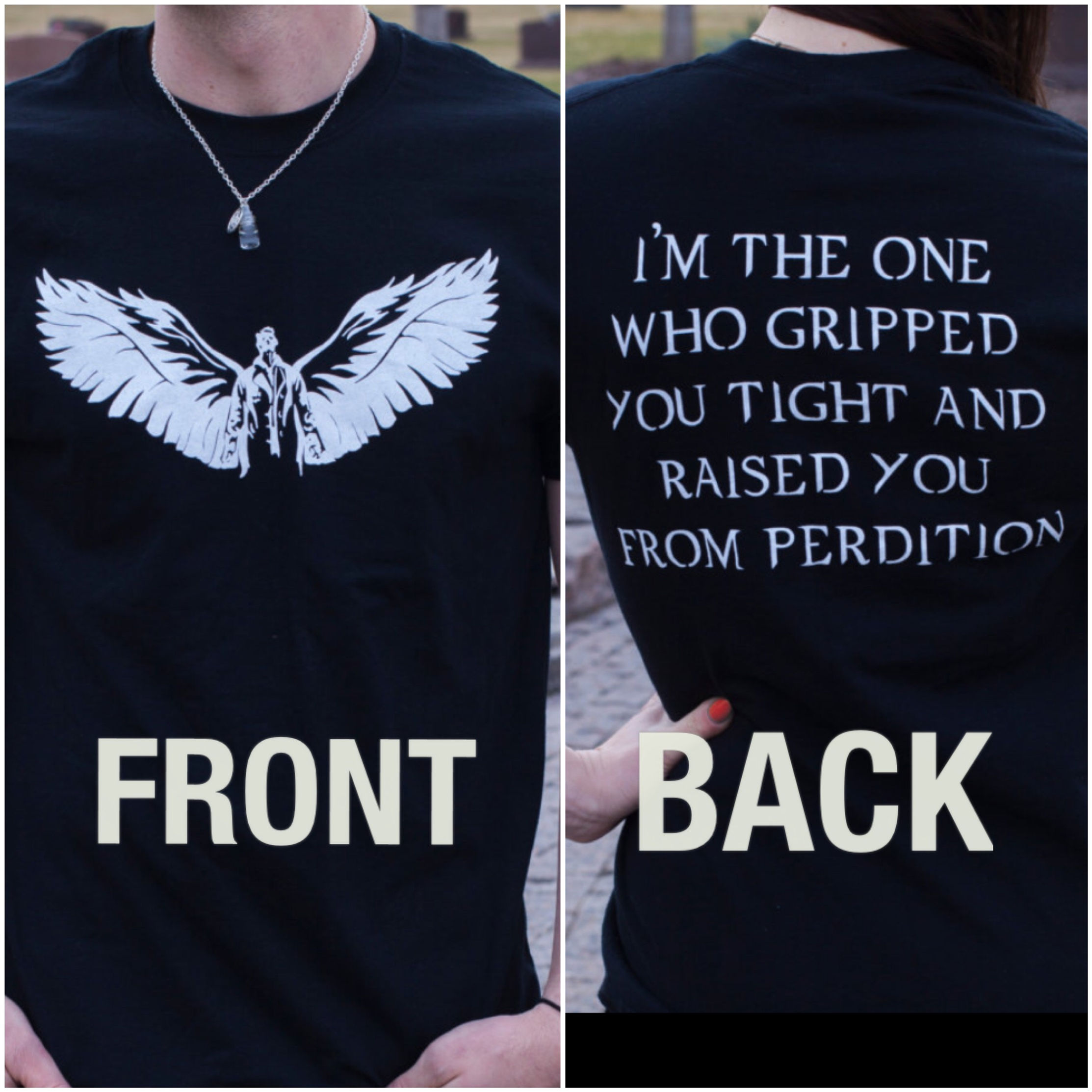 Castiel Wings T-Shirt