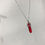 Thumbnail: Red Fluorite Crystal Necklace
