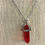 Thumbnail: Red Fluorite Crystal Necklace