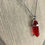 Thumbnail: Red Fluorite Crystal Necklace
