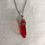 Thumbnail: Red Fluorite Crystal Necklace