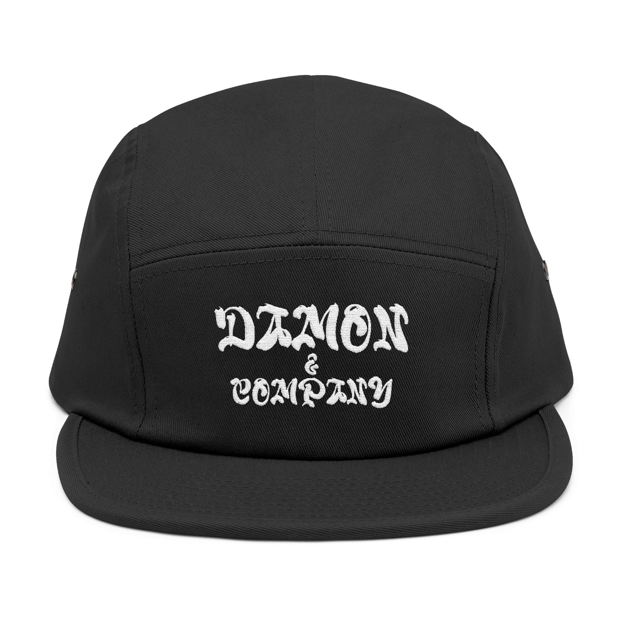 Damon & Company Urban 5 Panel Cap (WHITE LOGO)