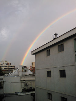 Arcoiris en Santiago