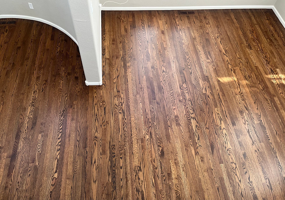 WOOD: RED OAK | STAIN: MEDIUM BROWN