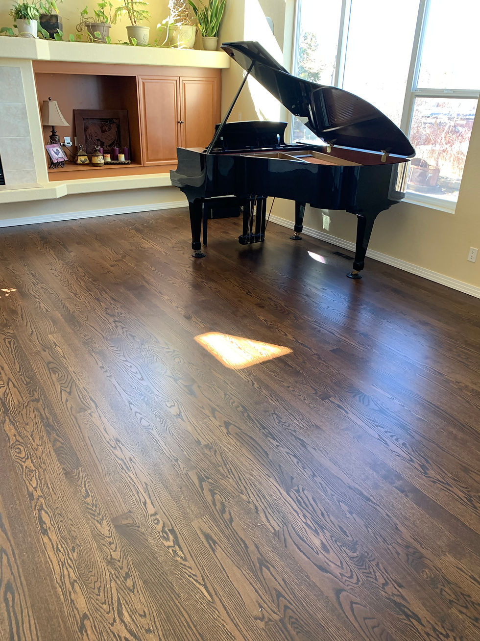 WOOD: RED OAK | STAIN: SPICE BROWN