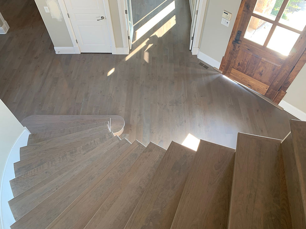 WOOD: AMERICAN CHERRY | STAIN: CLASSIC GRAY/COUNTRY WHITE MIX