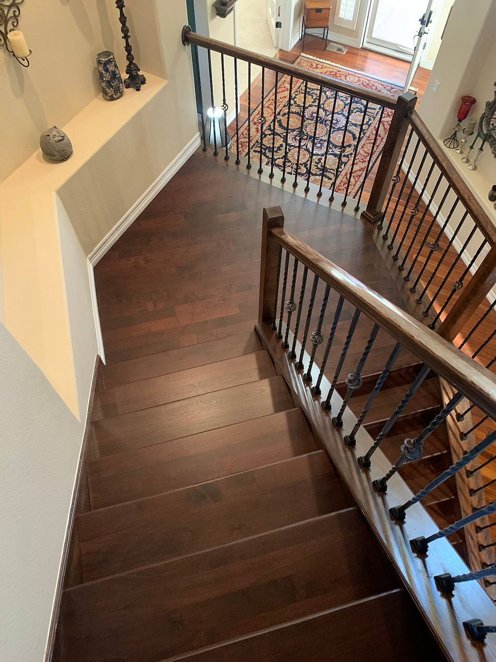 WOOD: WALNUT | STAIN: RED MAHOGANY