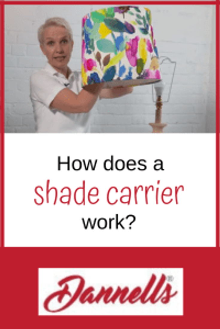 How does a shade carrier work?
