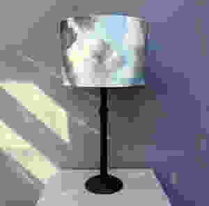 Dannells lampshade kit and lamp base as made by Kettle of fish Designs