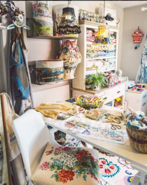 Maria Lunt's studio
