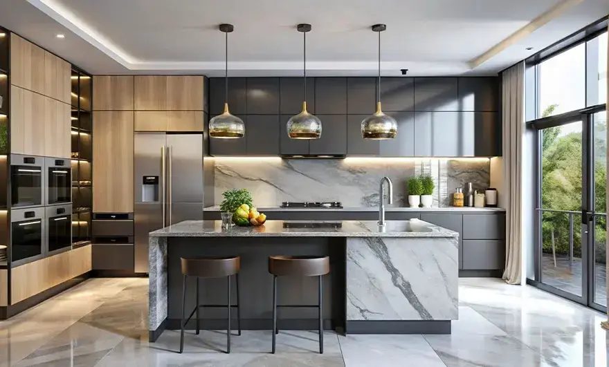 Key Features of a Luxury Modular Kitchen Design