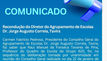 Recondução do Diretor do Agrupamento de Escolas Dr. Jorge Augusto Correia, Tavira
