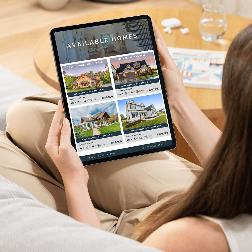 Thumbnail: AVAILABLE HOMES NO. 1