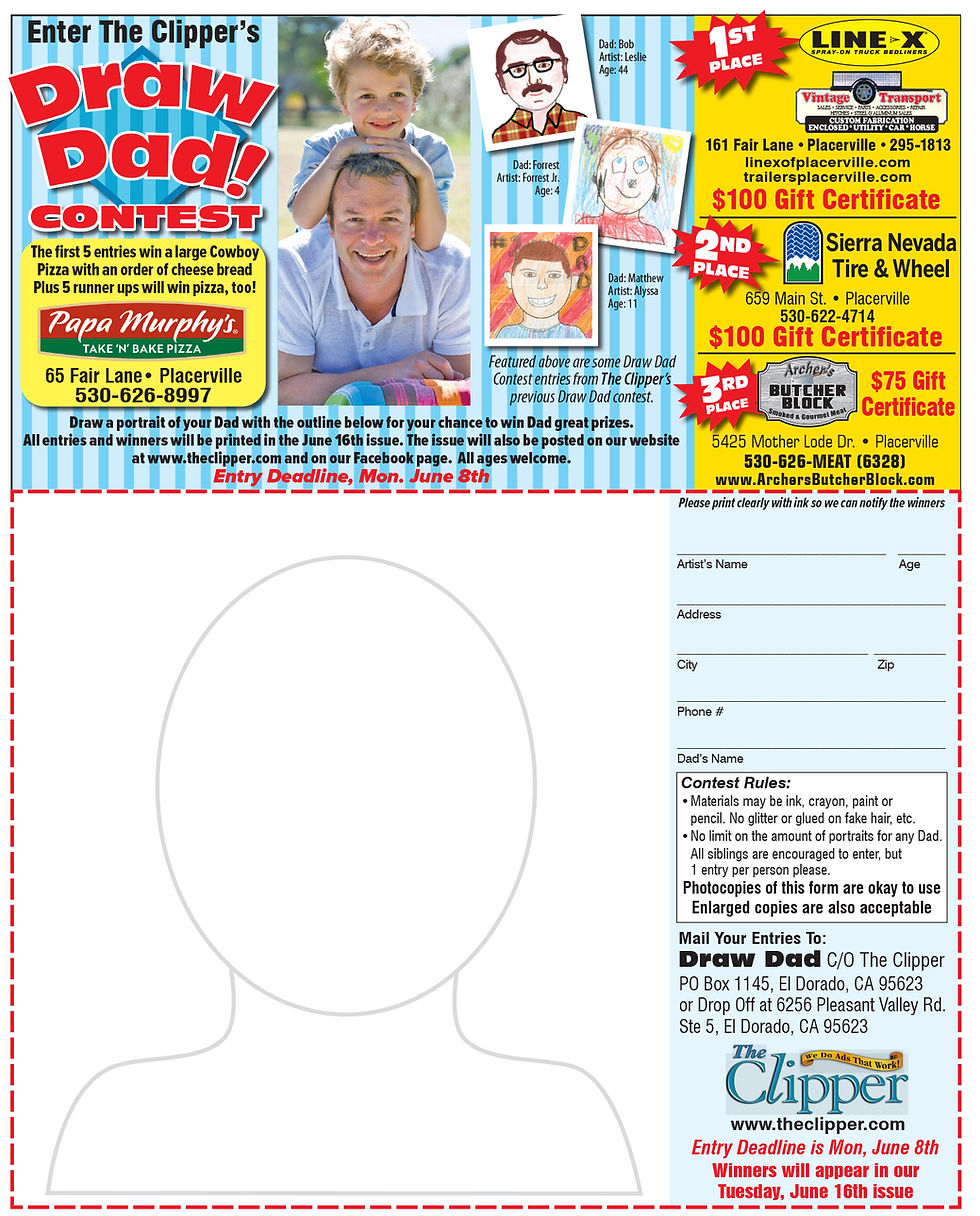 Image of the published contest entry for The Clipper's Draw Dad Contest