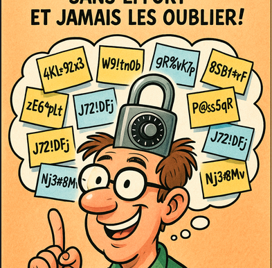 Mémoriser des centaines de mots de passe sans effort et   jamais les oublier!