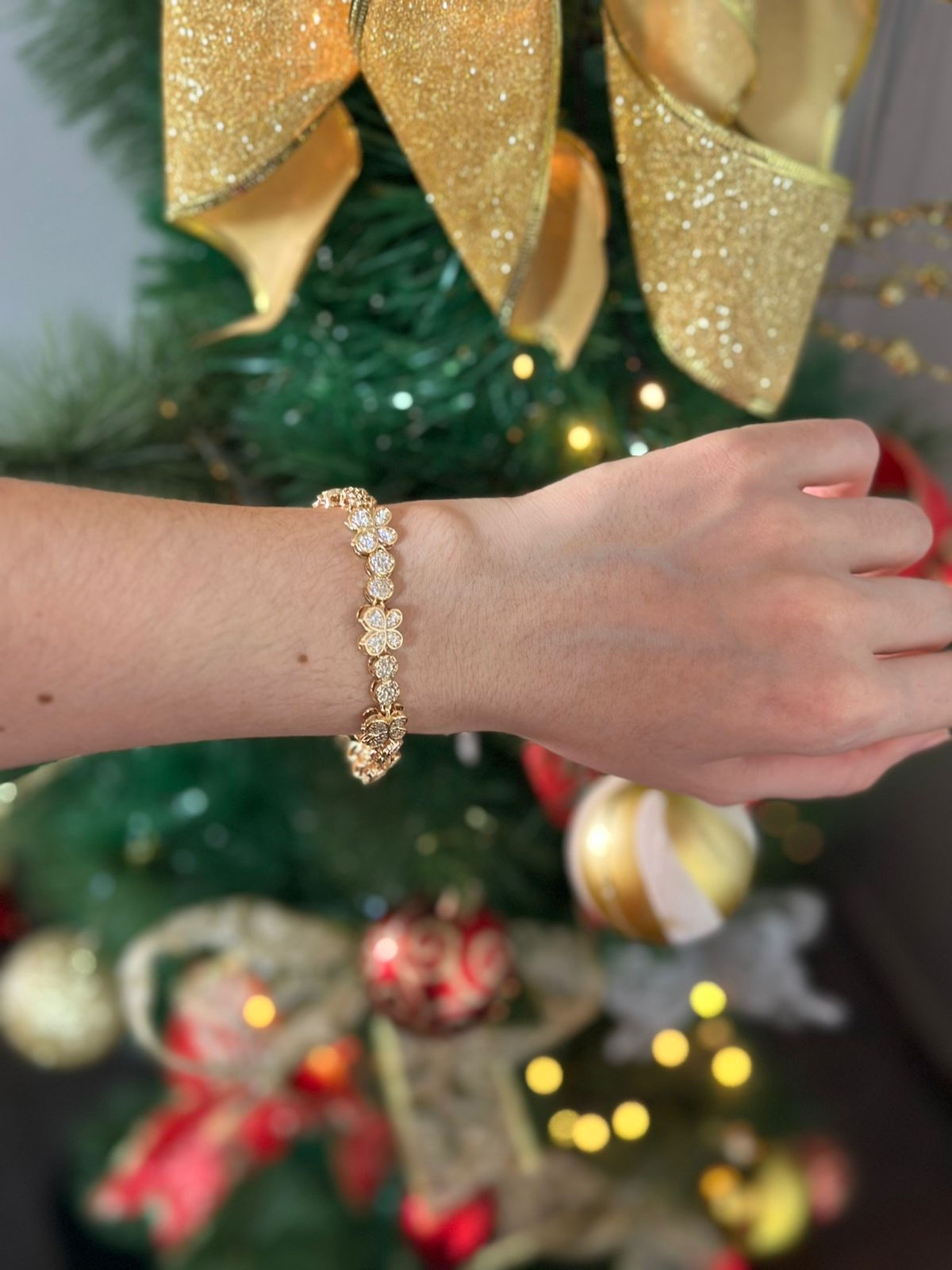 Pulseira Borboleta Cravejada