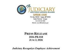 Judiciary Recognizes Employee Achievement