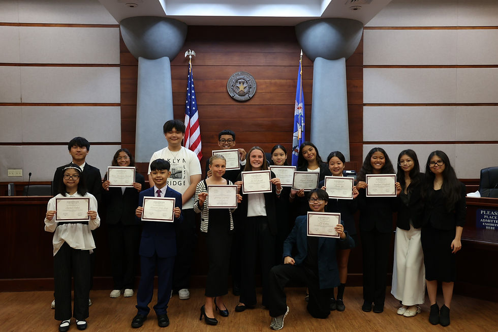 Marianas High School Holds Summer Mock Trial at Guma' Hustisia