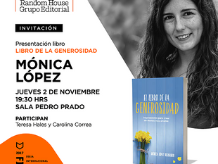 Invitación a lanzamiento del Libro de la Generosidad!
