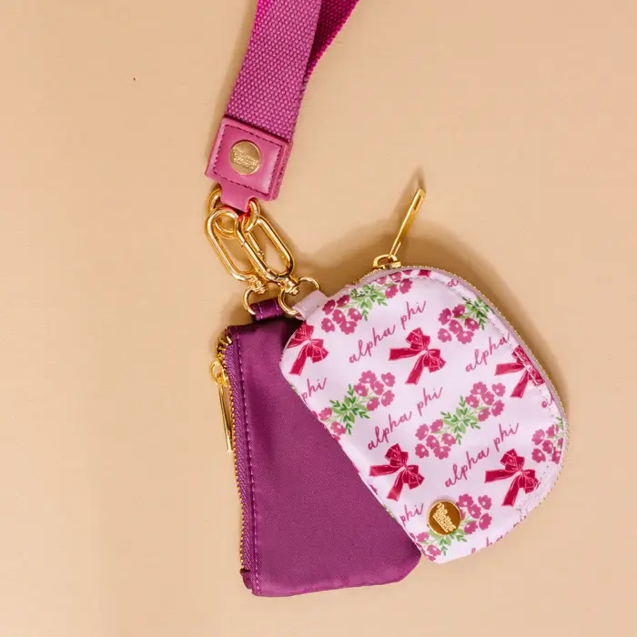 Thumbnail: Sorority Wristlet with Duo Pouch