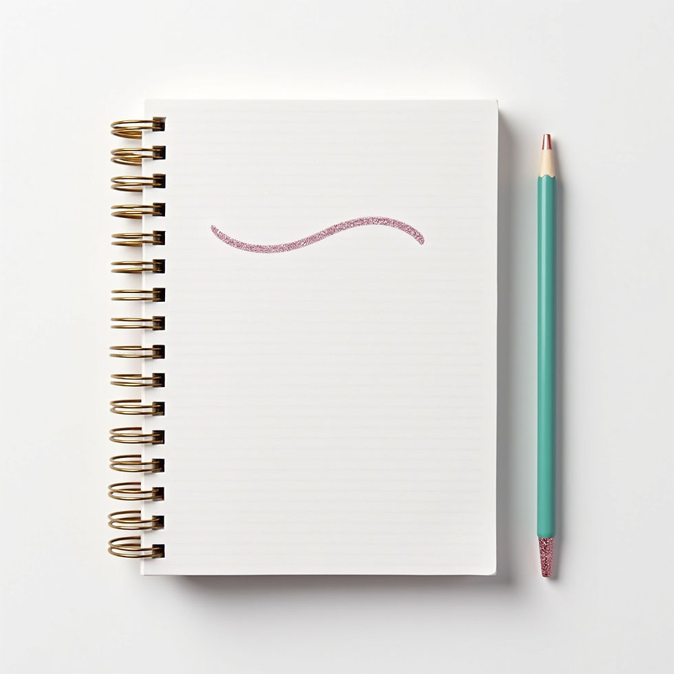 Girly Spiral Notebook