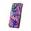 Thumbnail: Magnetic Clear Impact Phone Case — Neon Paint Splash Design