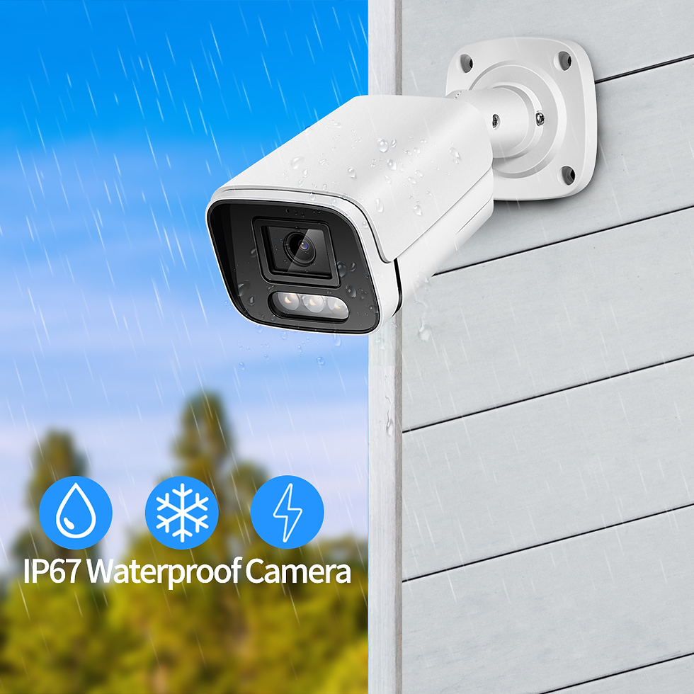 Thumbnail: New 4K 8MP IP Camera Audio Outdoor POE H.265 Onvif Metal Bullet CCTV Home 4MP Co
