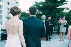 Actuando en el coctel de la boda de Teresa y Joaquin 23 de julio 2016 finca Felipe II San Lorenzo de
