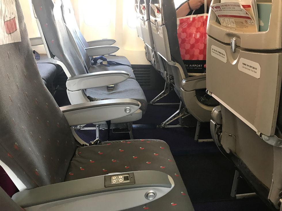 ティーウェイ航空 シートピッチ