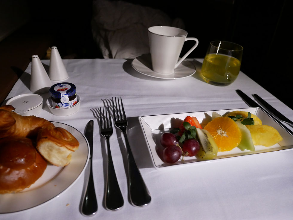 エティハド航空 ファーストクラス 機内食