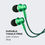 Thumbnail: EB250 EARPHONE WIRE MIC 3.5MM GREEN