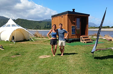 Saya and Owain at Gentle Annie