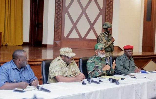 Dirigeants de l’AFC-M23 dans une conférence de presse 