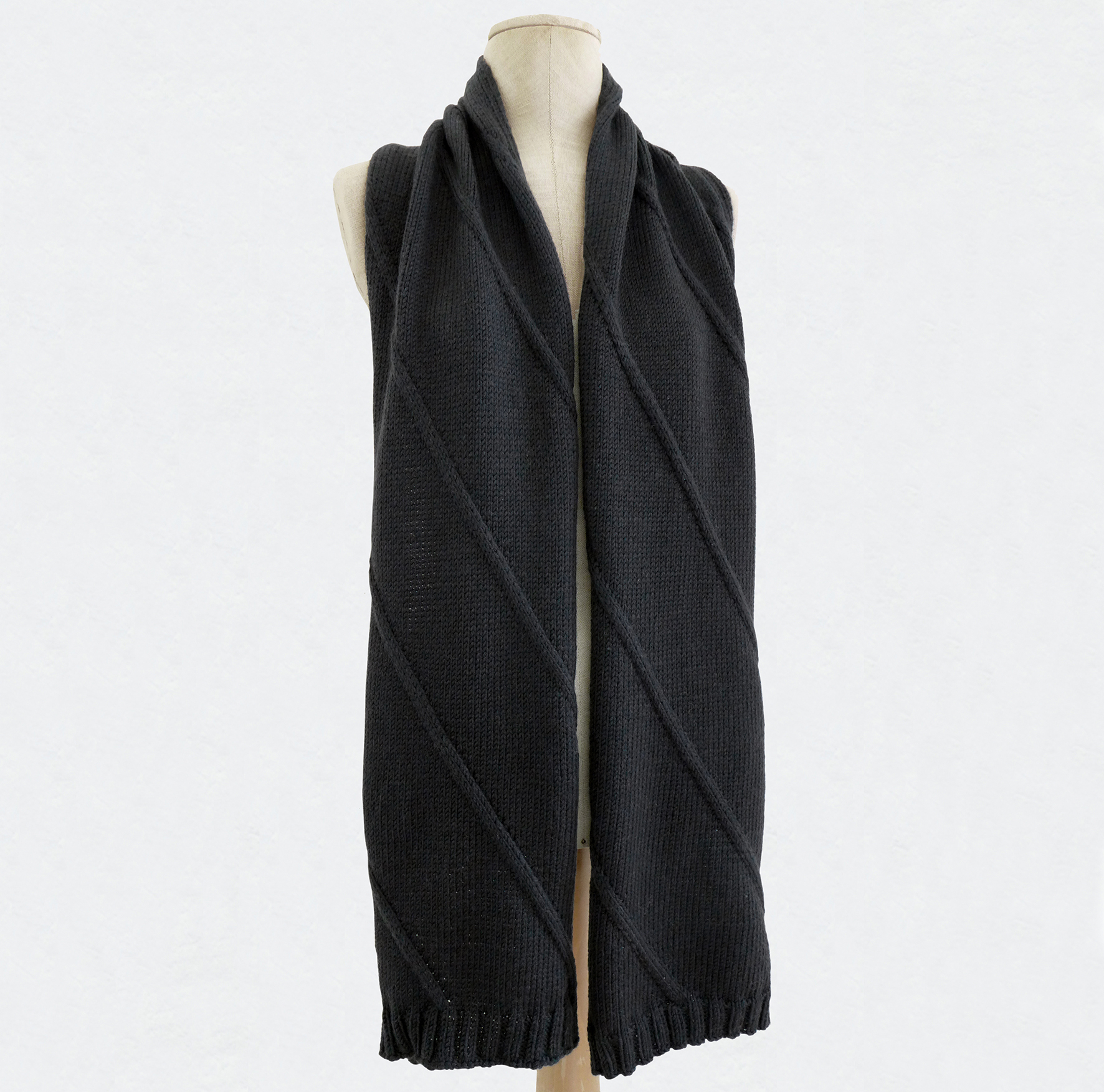 TRIBUTE_Basique, anthracite, torsade