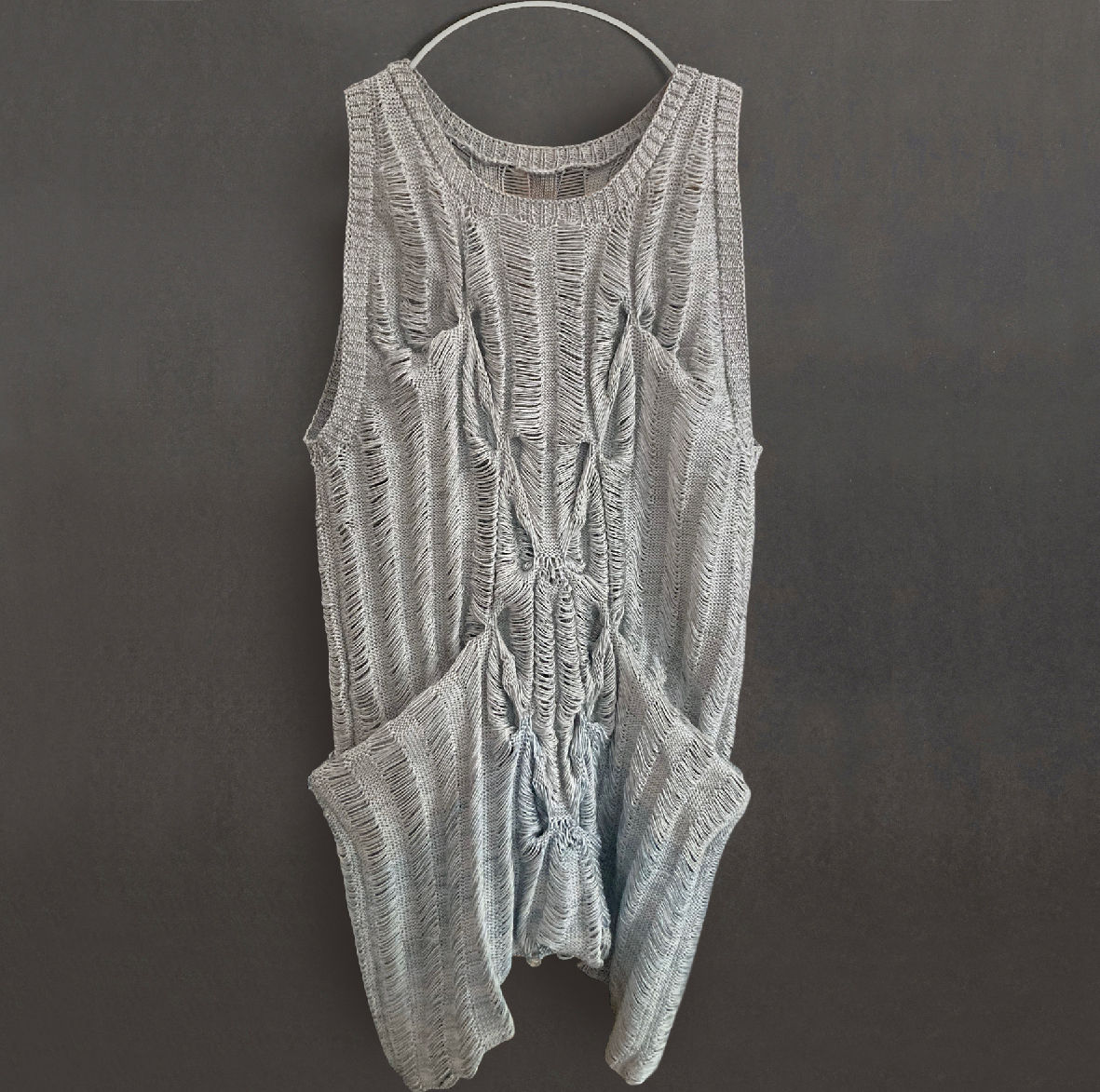 Top ondes grises, long