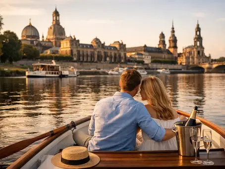 Romantischer Bootsausflug in Dresden planen
