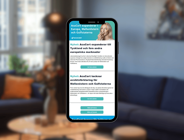 Professionell IR - investor target