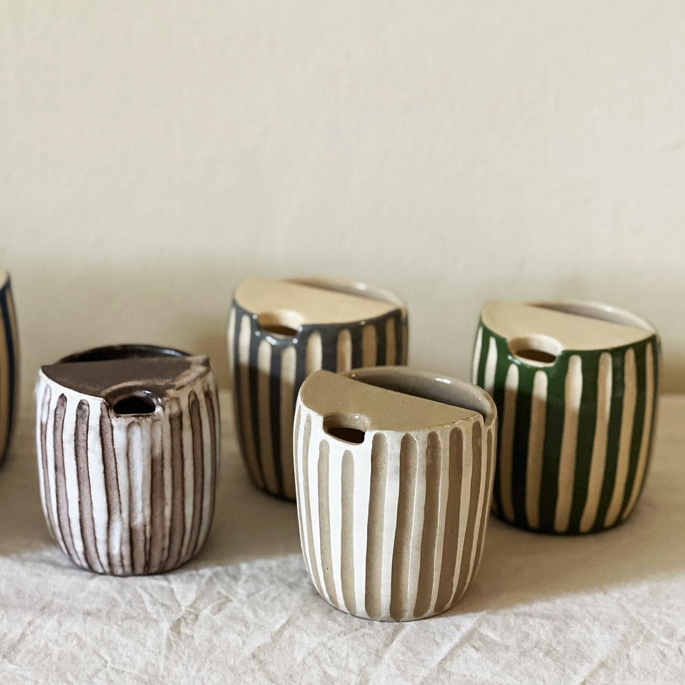 Thumbnail: handmade ceramic travel mugs - made in barcelona